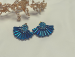 Charger l&#39;image dans la galerie, Boucles d&#39;oreilles BLUE IRIS
